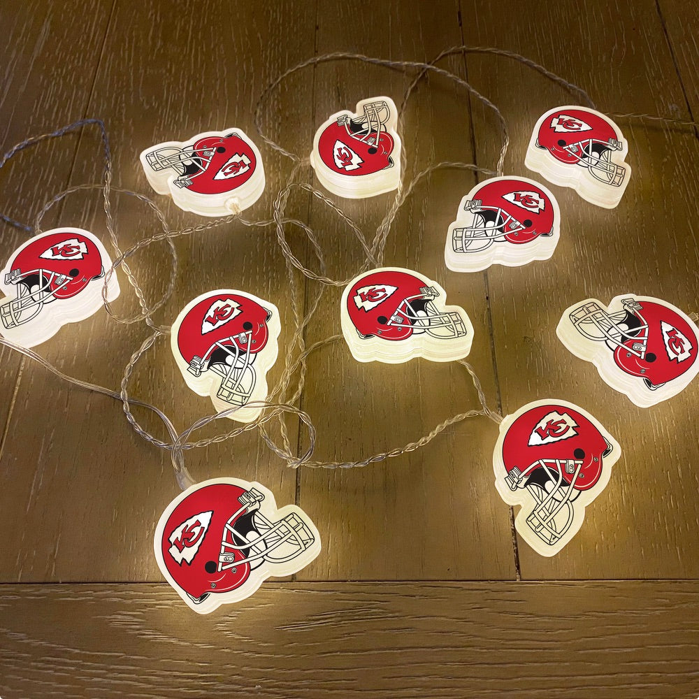 Kansas City Chiefs Helmet String Lights