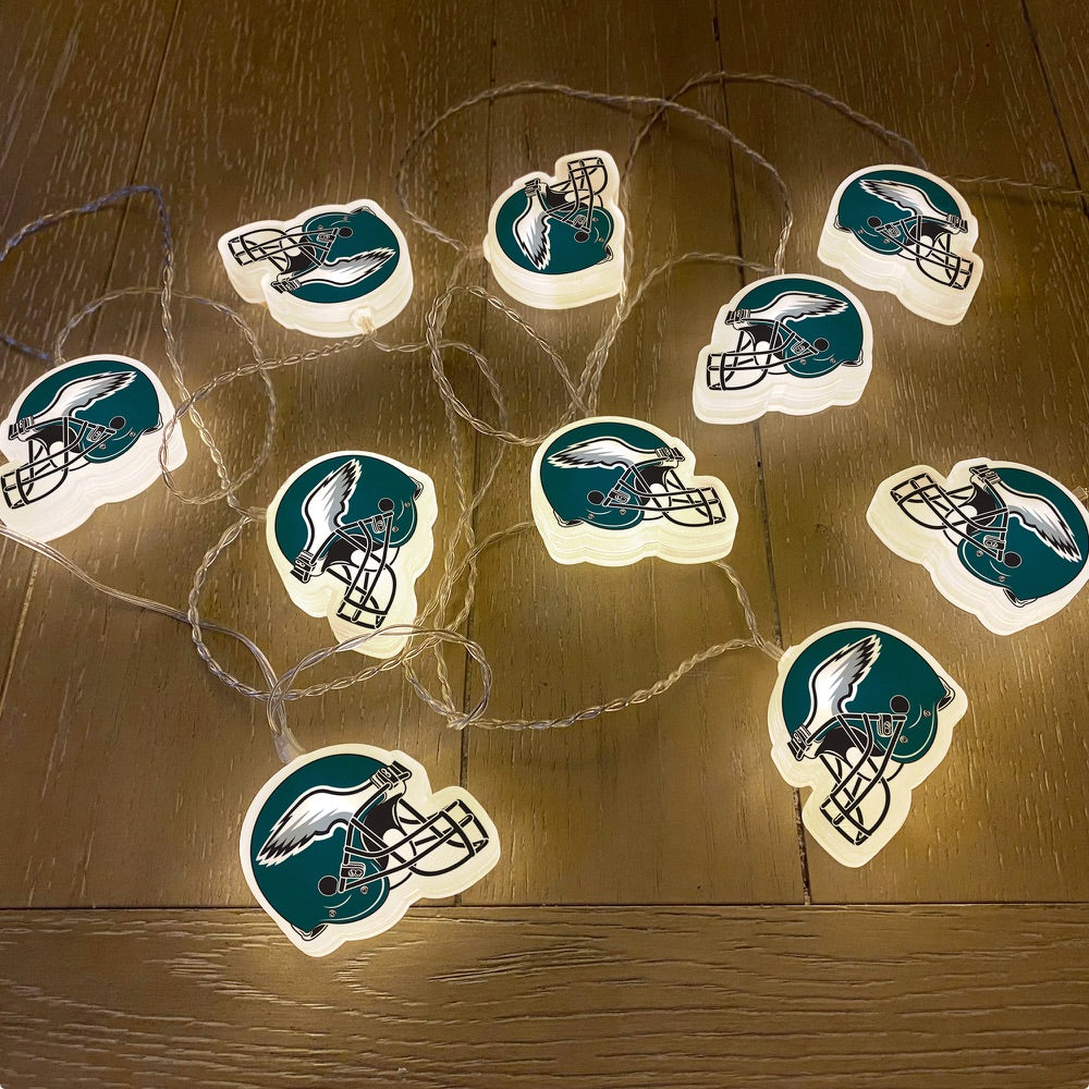 Philadelphia Eagles Helmet String Lights