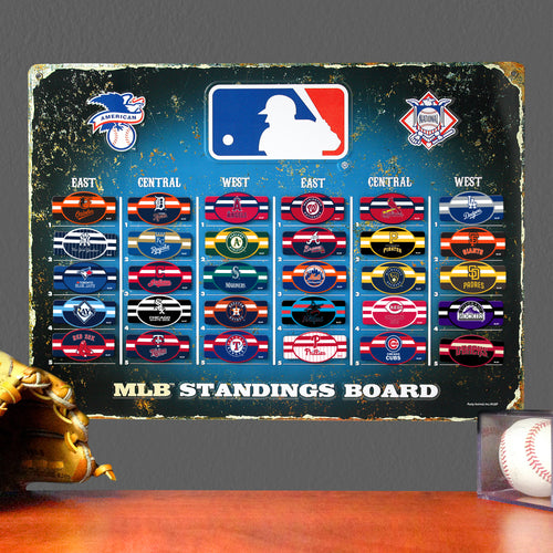 MLB Magnetic Standings Board