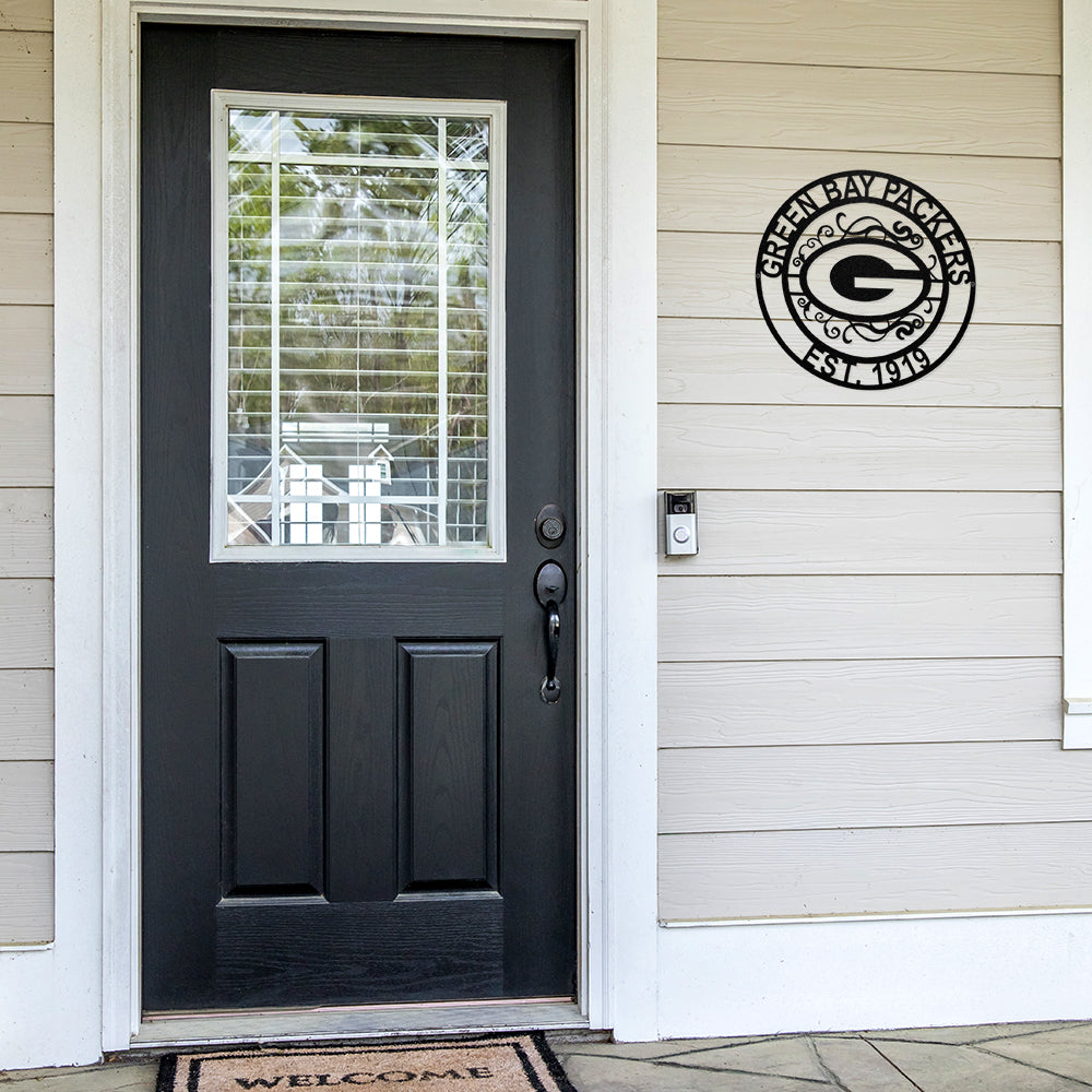 Green Bay Packers Laser Cut Metal Sign