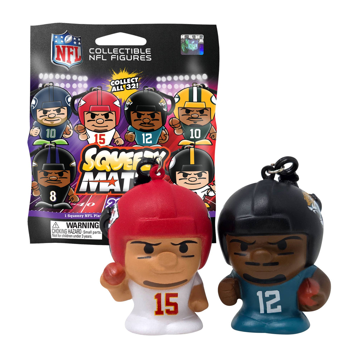 SqueezyMates NFL 2026 Gravity Feed Display