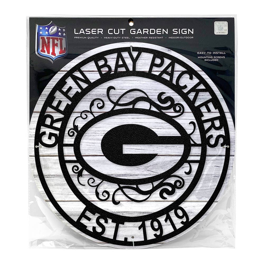 Green Bay Packers Laser Cut Metal Sign