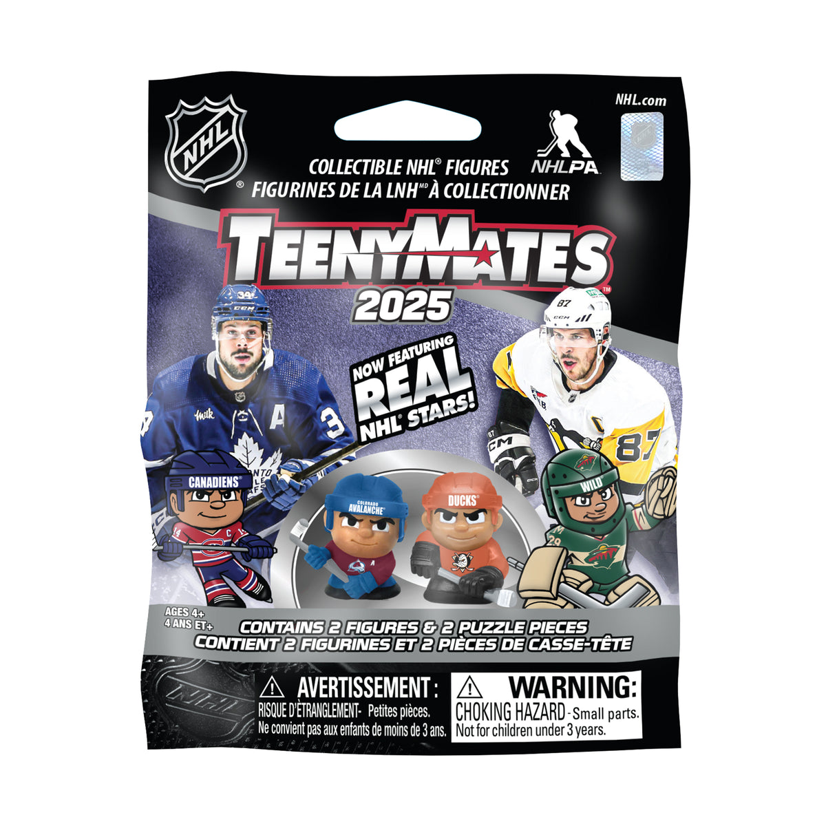 NHL TeenyMates 2025 Gravity Feed Display 32ct