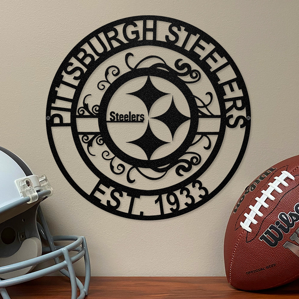 Pittsburgh Steelers Laser Cut Metal Sign