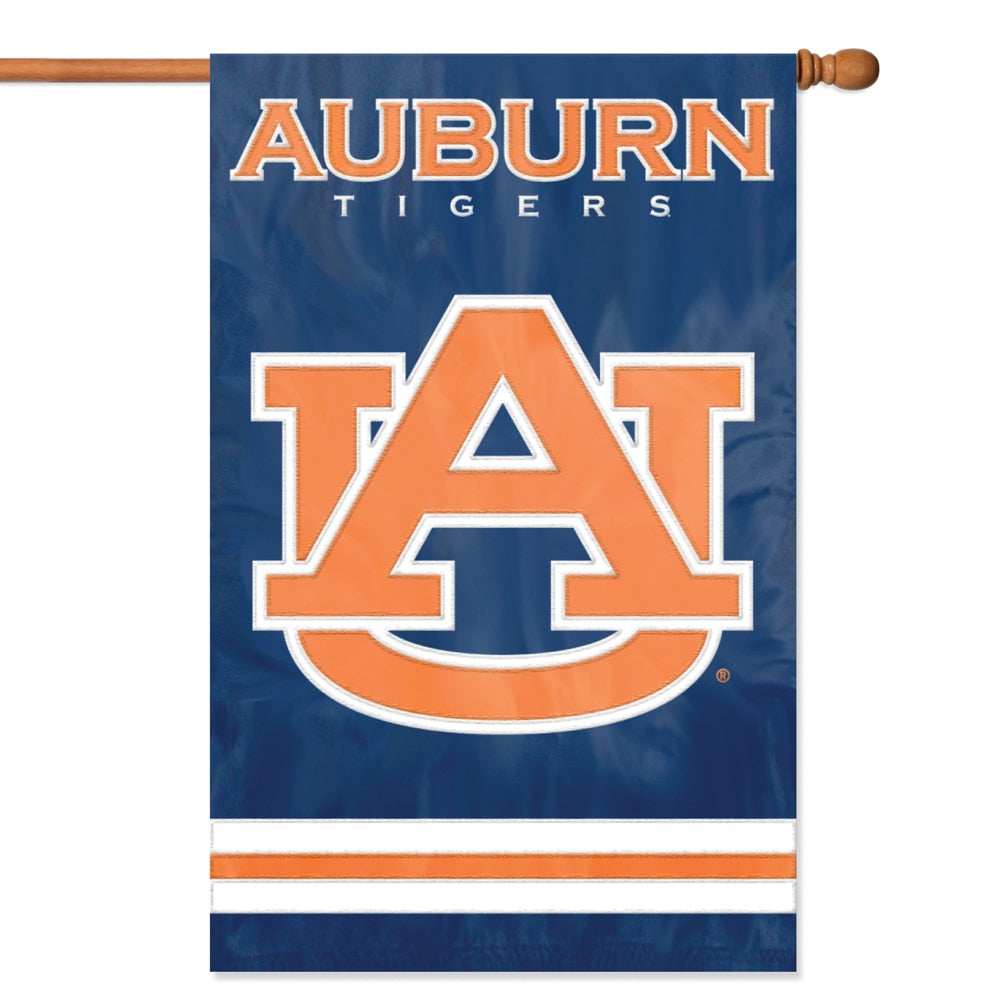 Auburn Tigers Applique Banner Flag