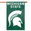Michigan State Spartans Applique Banner Flag