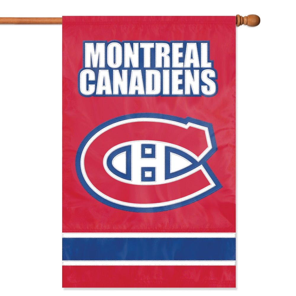 Montreal Canadiens Applique Banner Flag