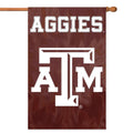 Texas A & M Aggies Applique Banner Flag