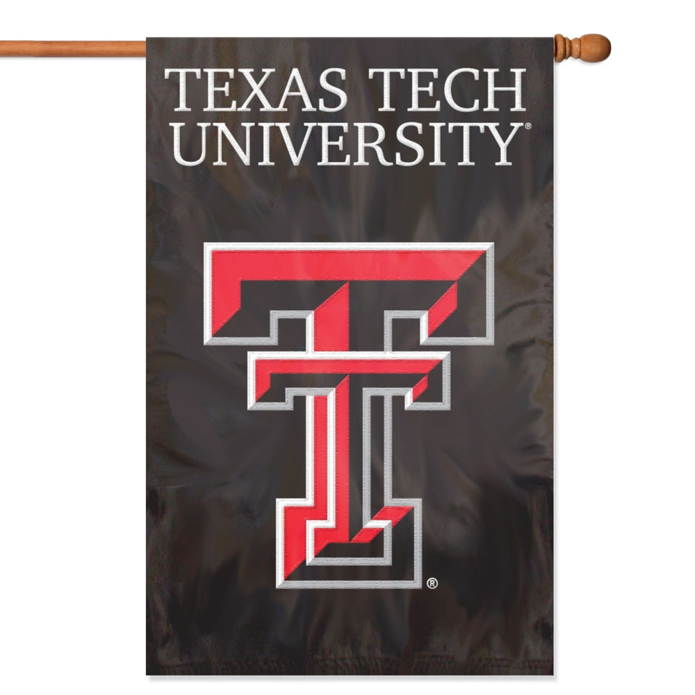 Texas Tech Red Raiders Applique Banner Flag
