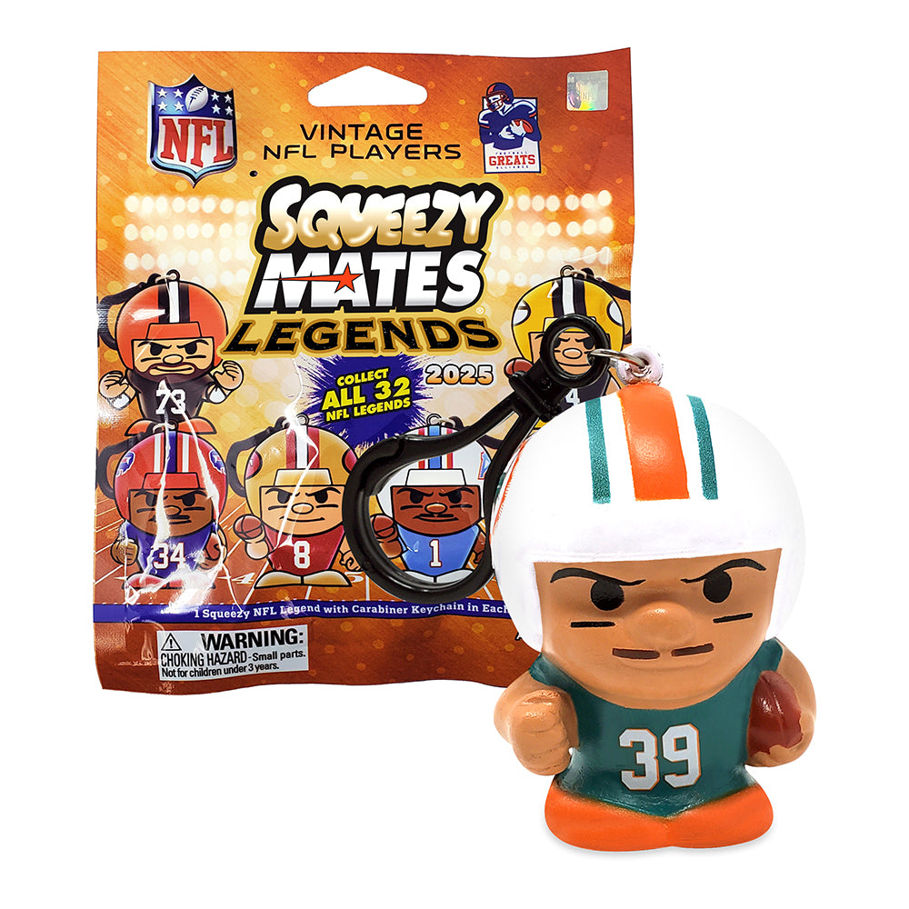 NFL SqueezyMates Legends Gravity Feed Display 2024