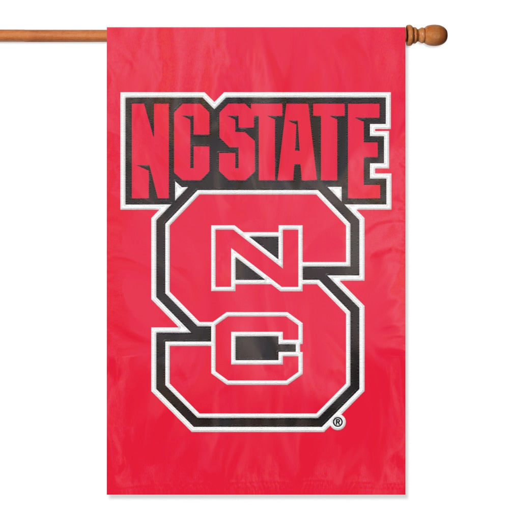 North Carolina State Wolfpack Applique Banner Flag