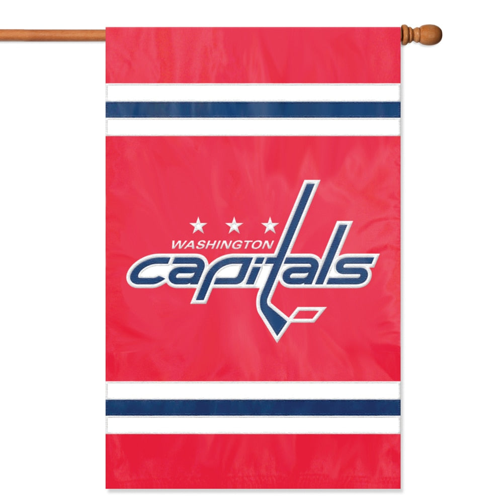 Washington Capitals Applique Banner Flag