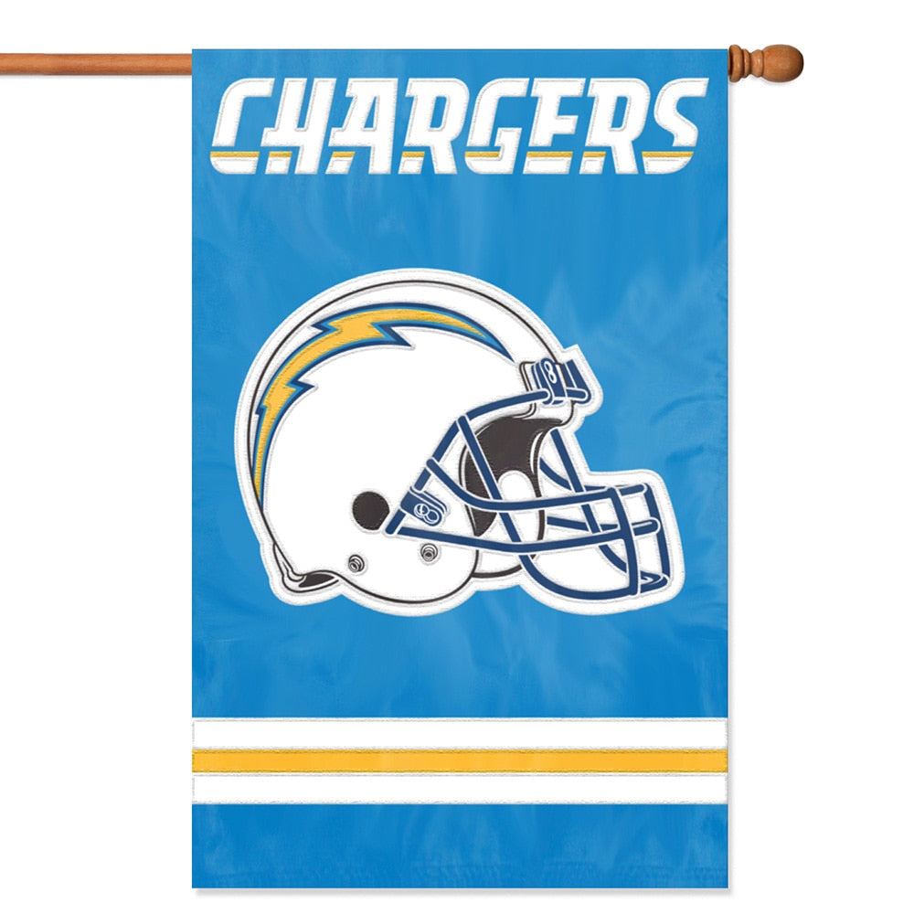 Los Angeles Chargers Applique Banner Flag