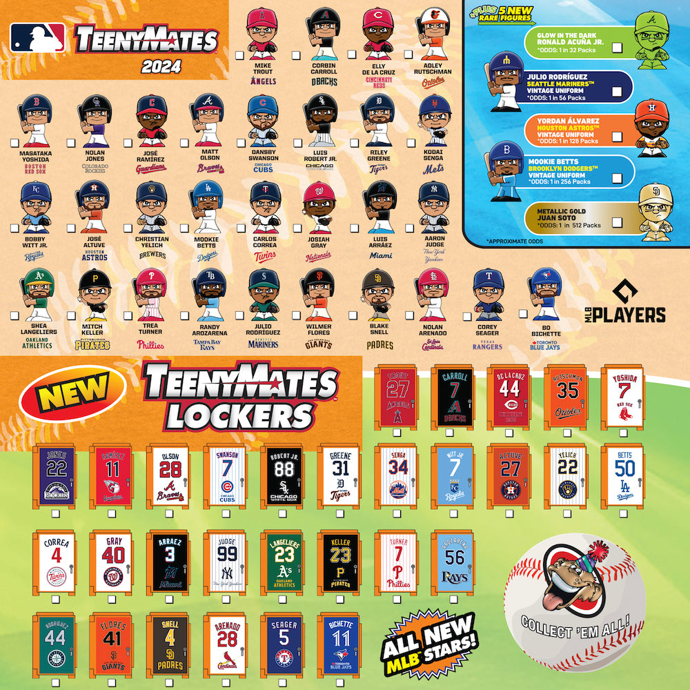 TeenyMates MLB Locker Room Set Series 13