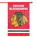 Chicago Blackhawks Applique Banner Flag