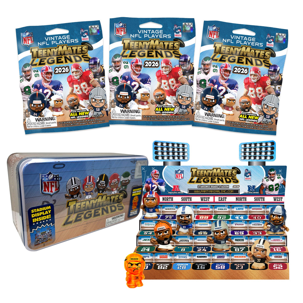 TeenyMates NFL Legends Collector Tin Series 2026