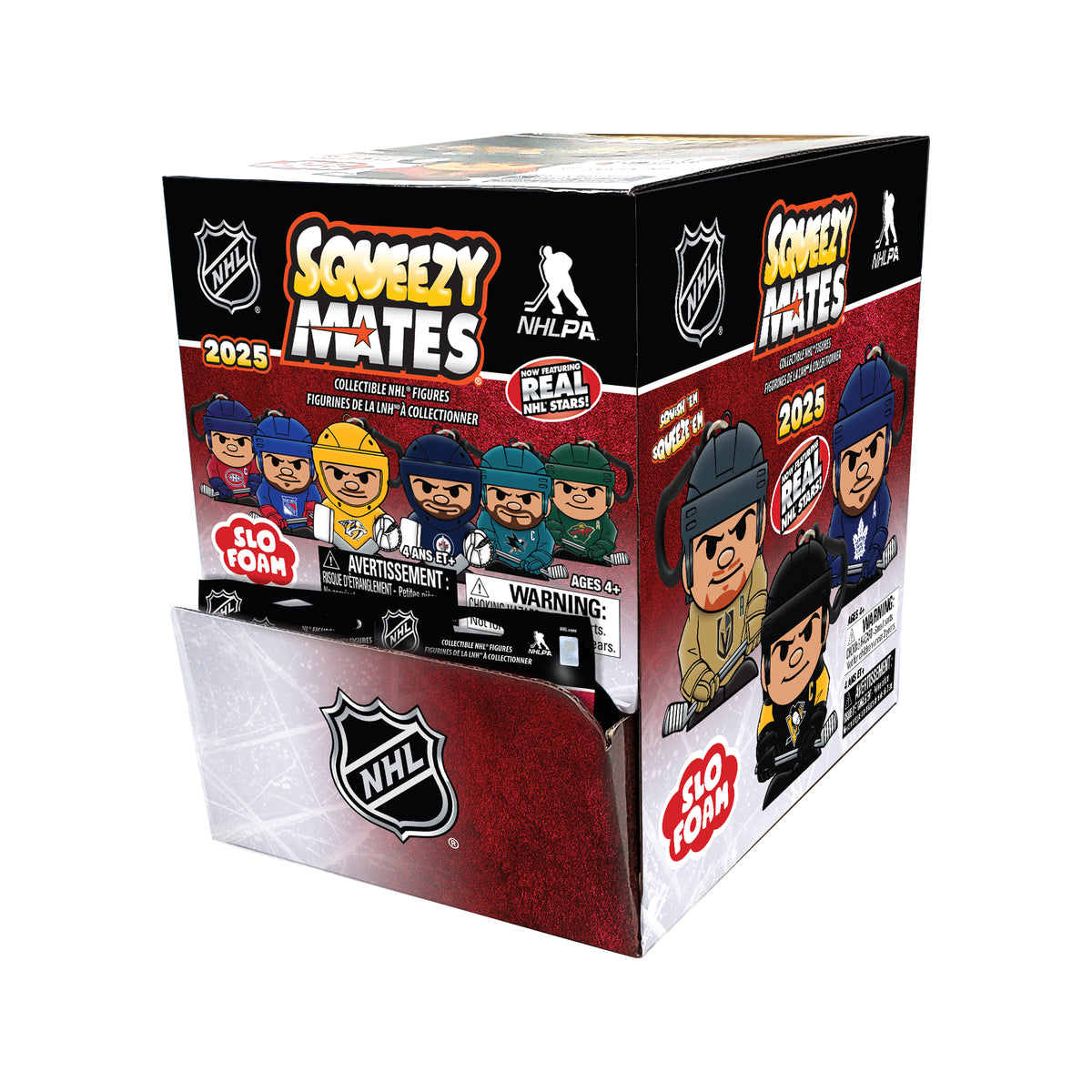 2025 SqueezyMates NHL Gravity Feed Display