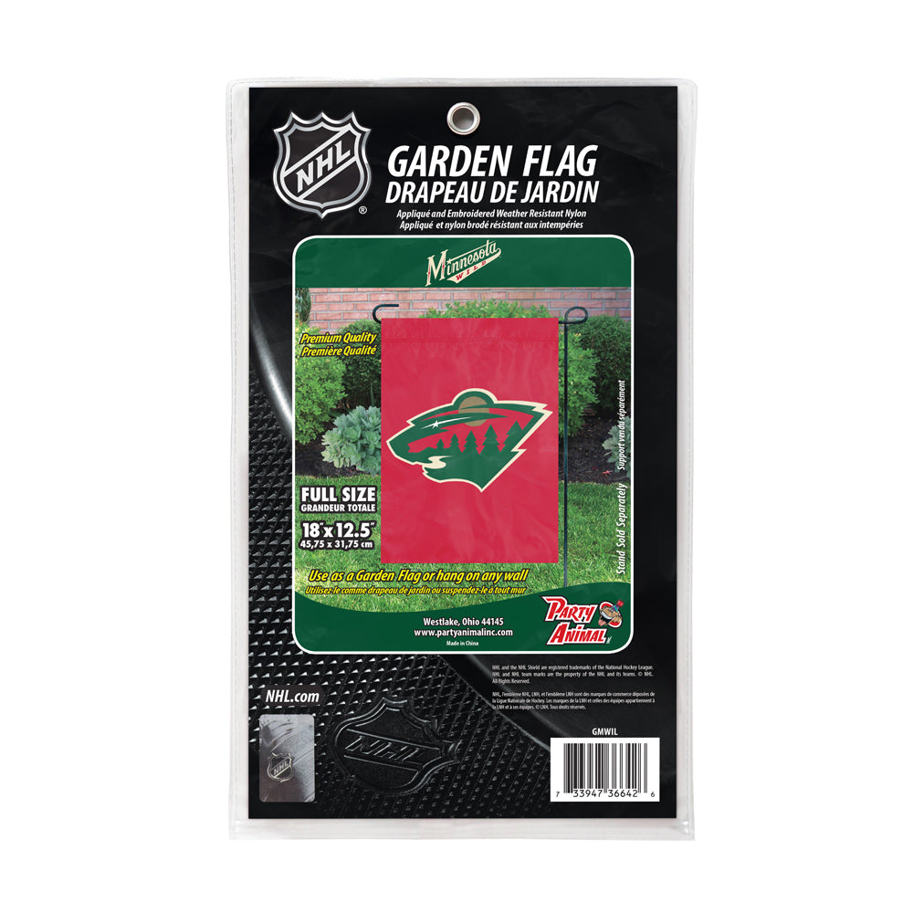 Minnesota Wild Premium Garden Flag