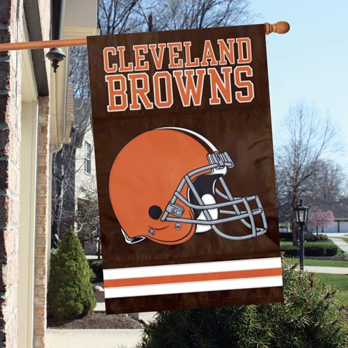 Cleveland Browns Applique Banner Flag