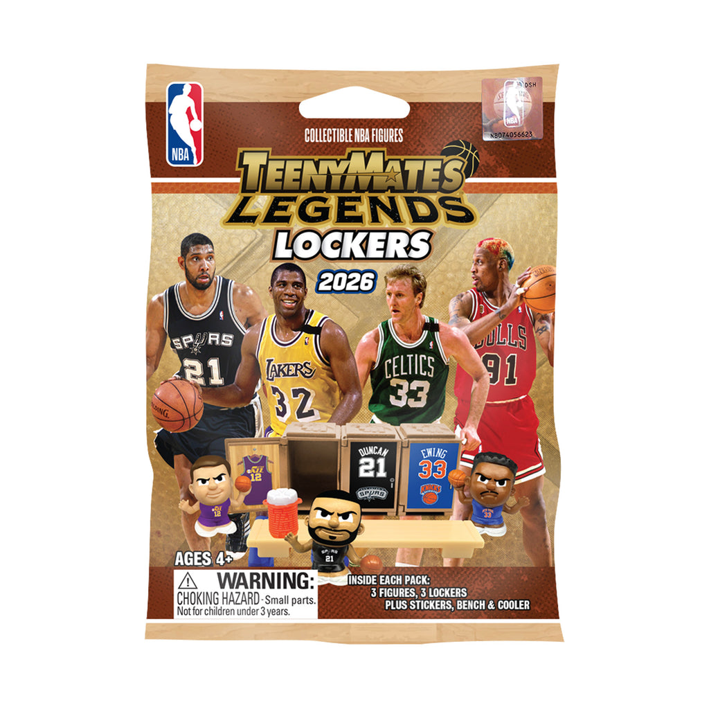 TeenyMates NBA Legends Locker Room Set Series 1