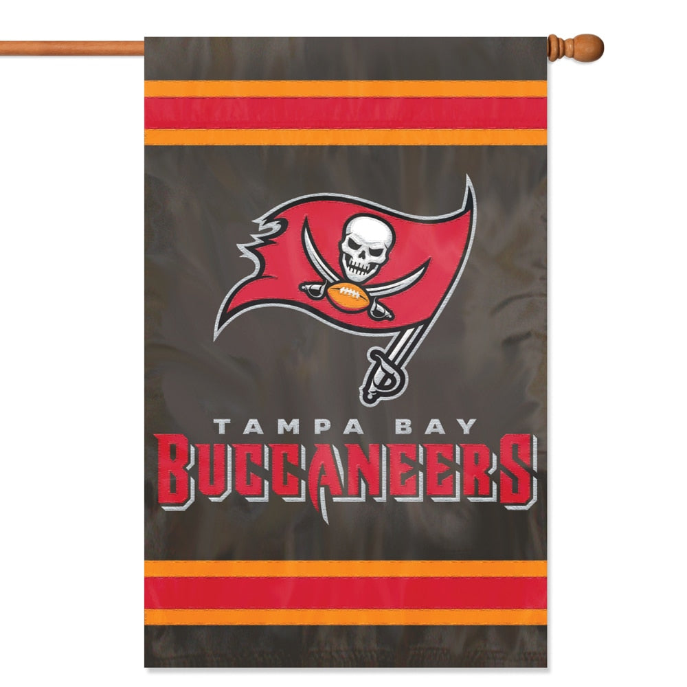 Tampa Bay Buccaneers Applique Banner Flag