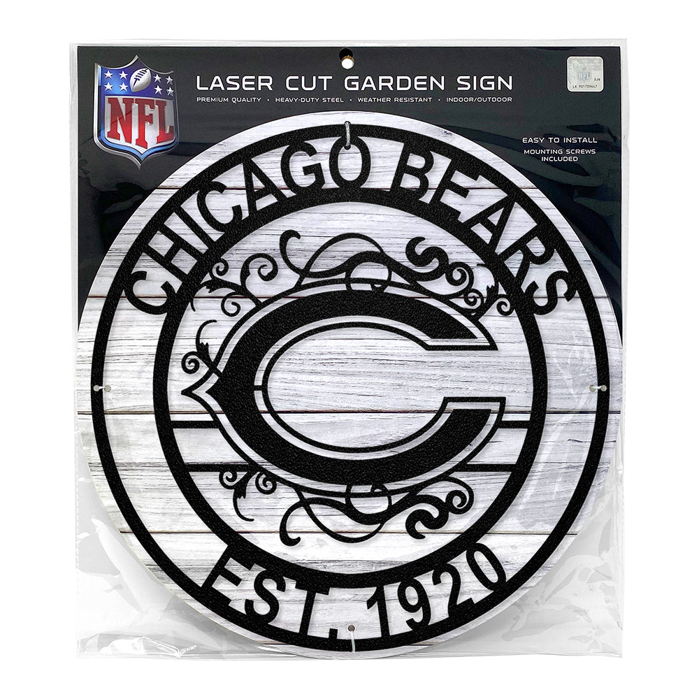 Chicago Bears Laser Cut Metal Sign