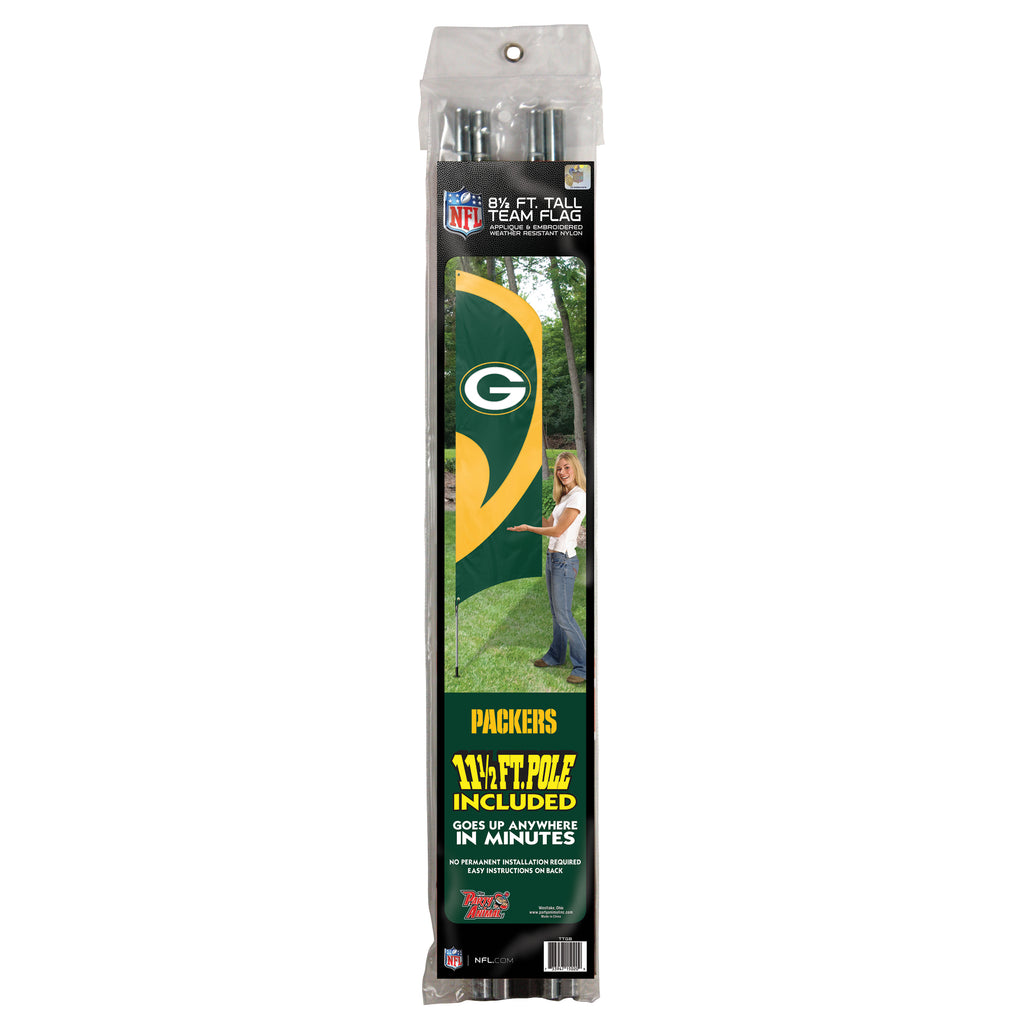 Green Bay Packers Tall Team Flag Kit