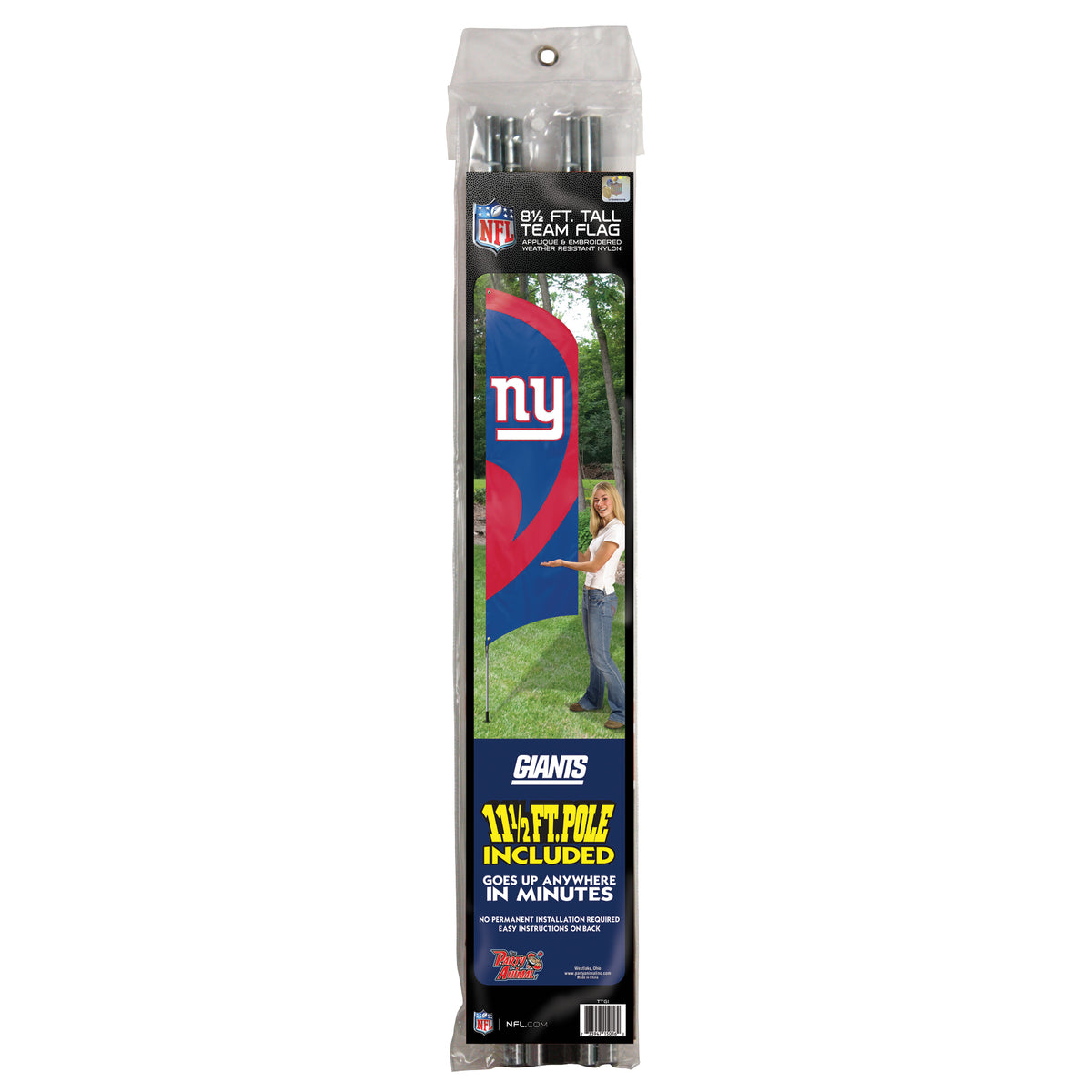 New York Giants Tall Team Flag Kit