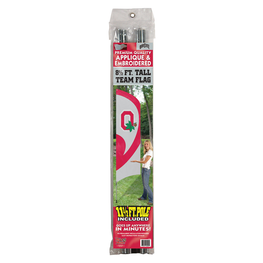 Ohio State Tall Team Flag Kit