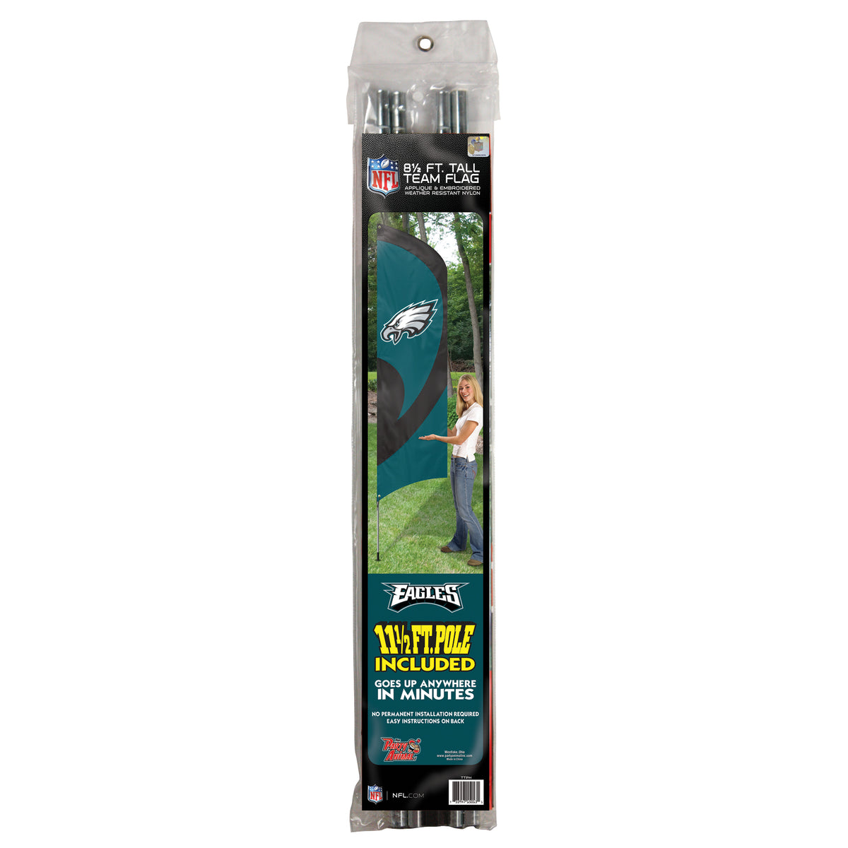 Philadelphia Eagles Tall Team Flag Kit