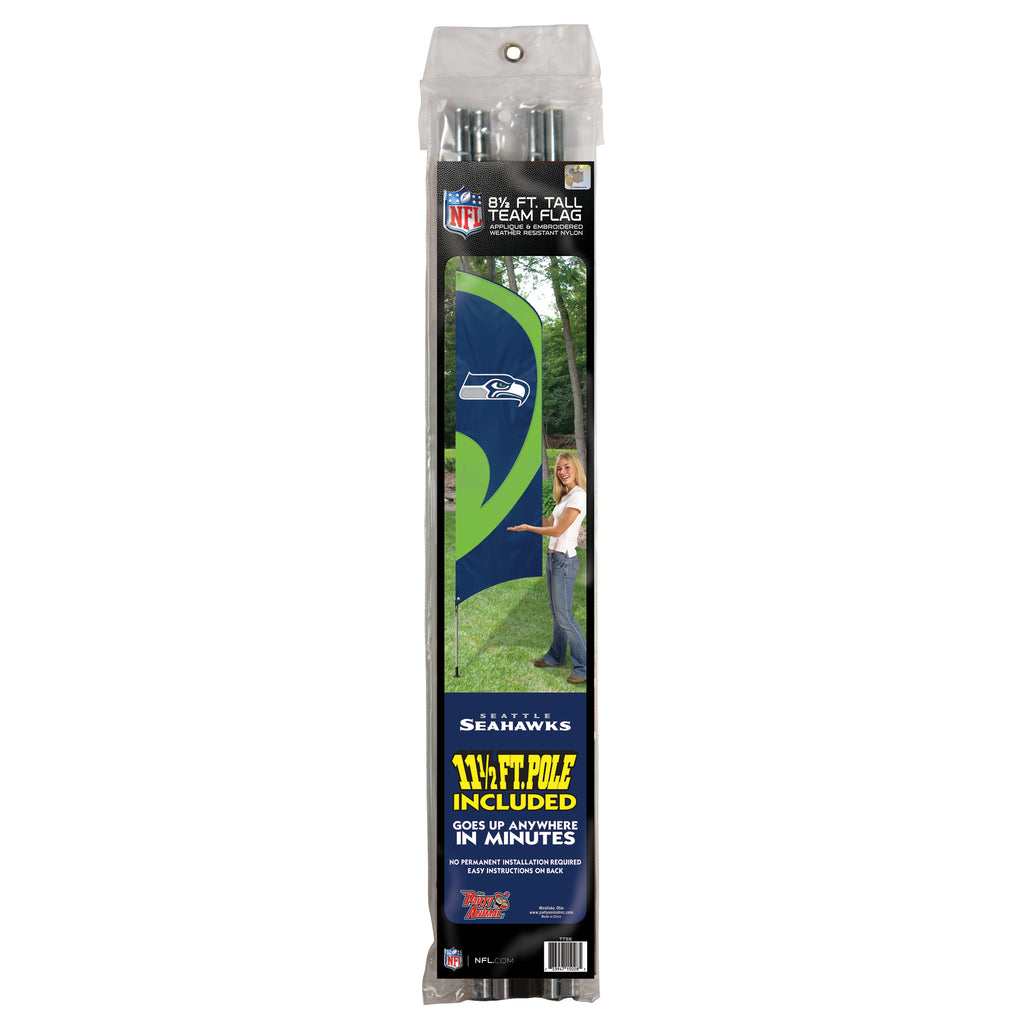 Seattle Seahawks Tall Team Flag Kit