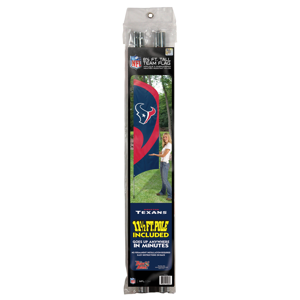 Houston Texans Tall Team Flag Kit
