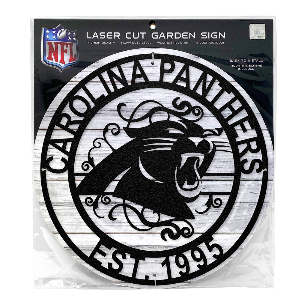 Carolina Panthers Laser Cut Metal Sign