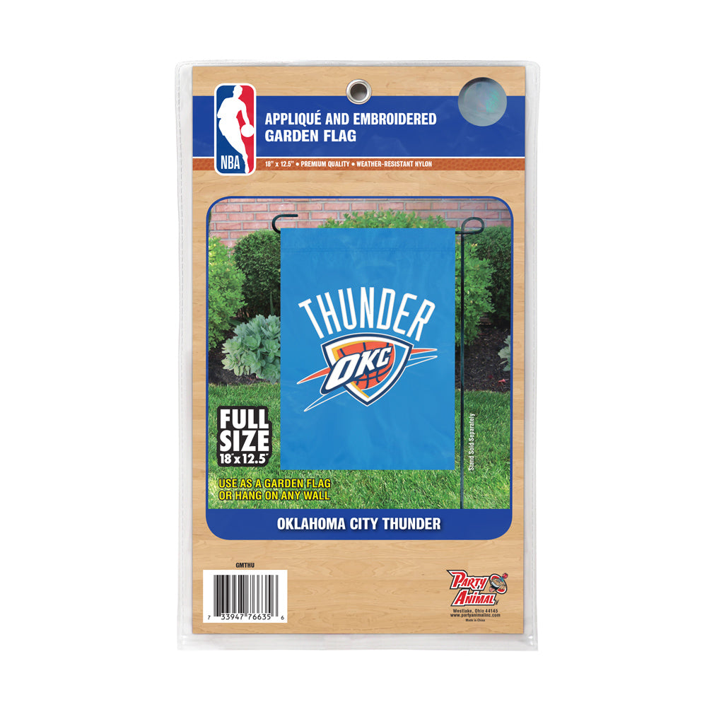 Oklahoma City Thunder Premium Garden Flag