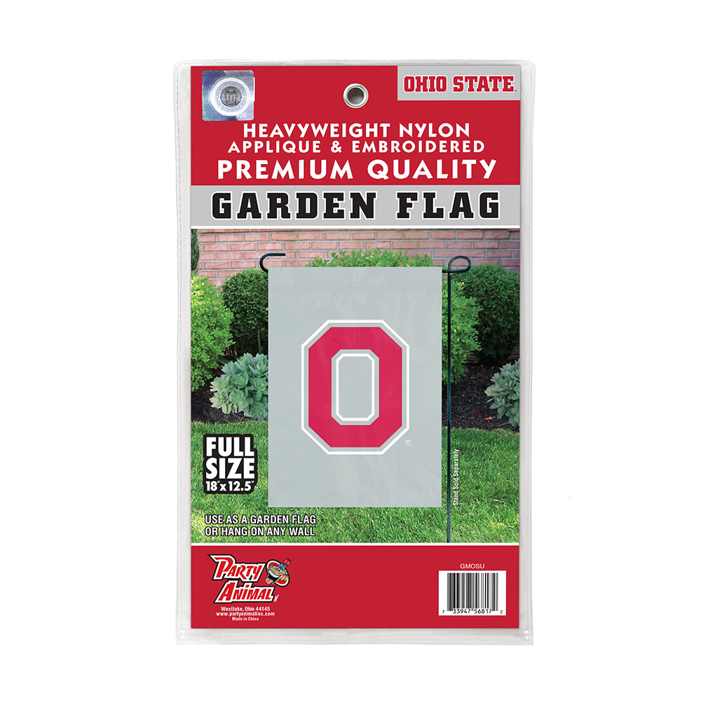 Ohio State Buckeyes Premium Garden Flag