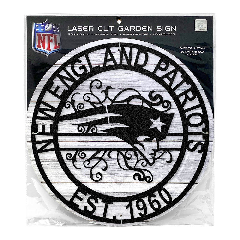 New England Patriots Laser Cut Metal Sign