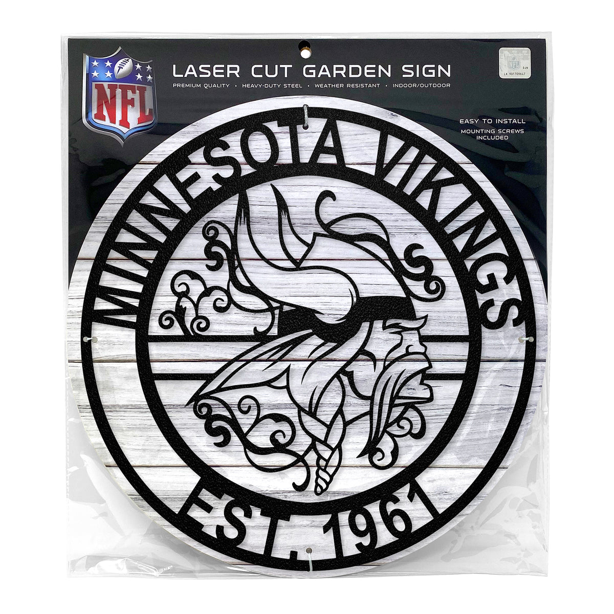 Minnesota Vikings Laser Cut Metal Sign