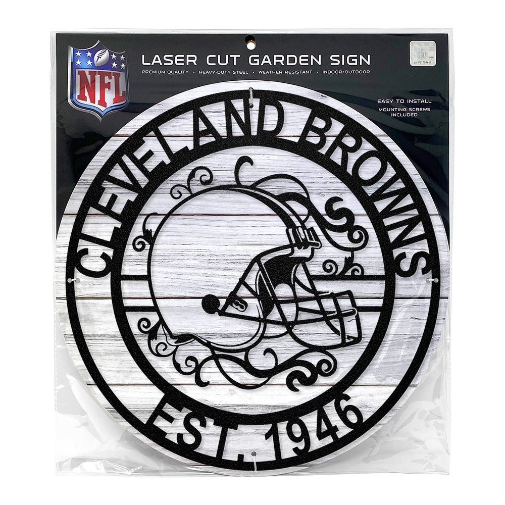 Cleveland Browns Laser Cut Metal Sign