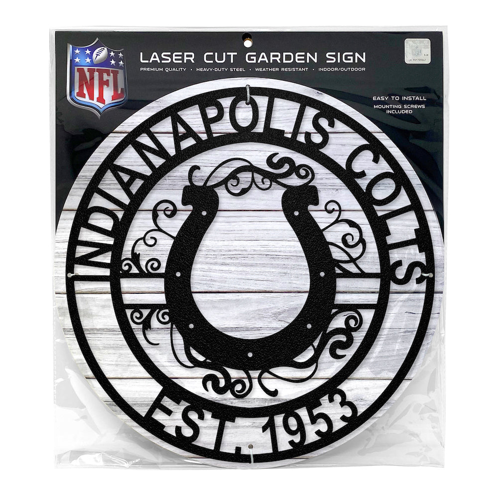 Indianapolis Colts Laser Cut Metal Sign