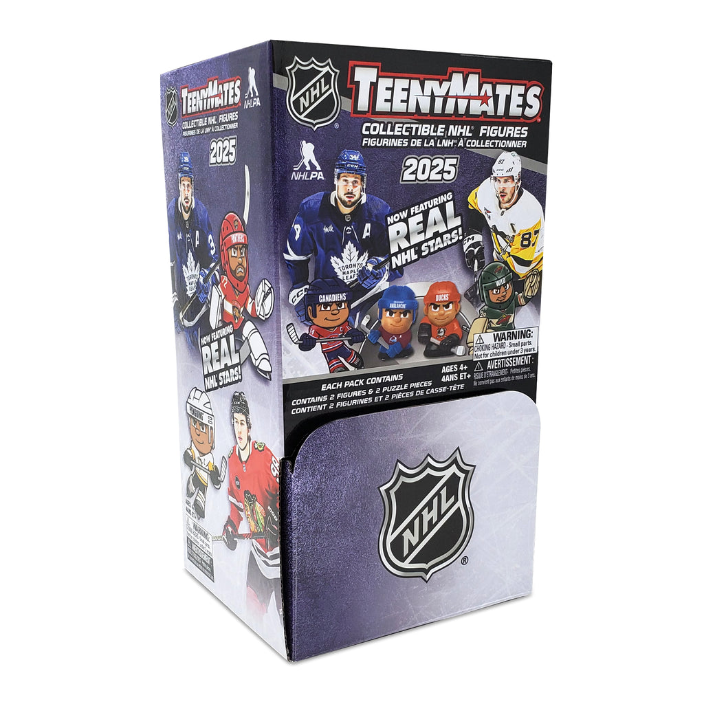 NHL TeenyMates 2025 Gravity Feed Display 32ct