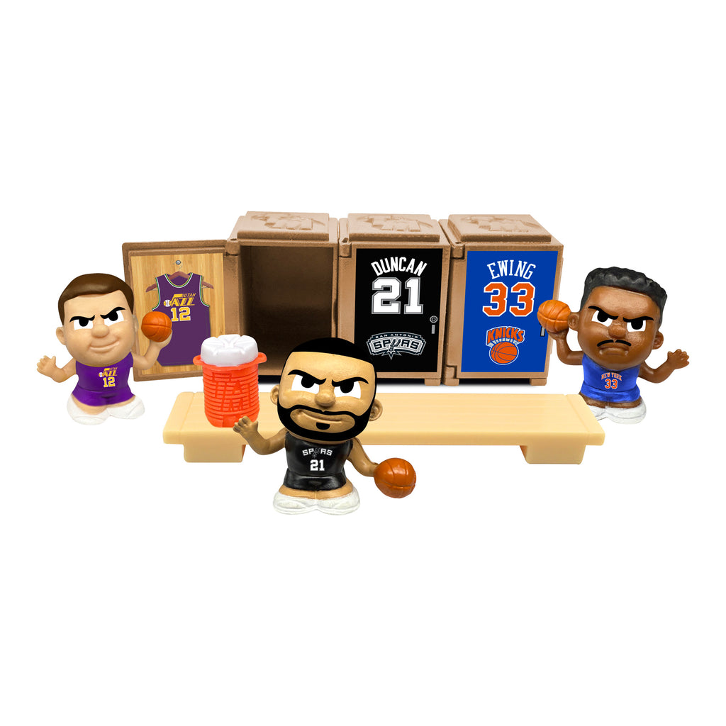 TeenyMates NBA Legends Locker Room Set Series 1