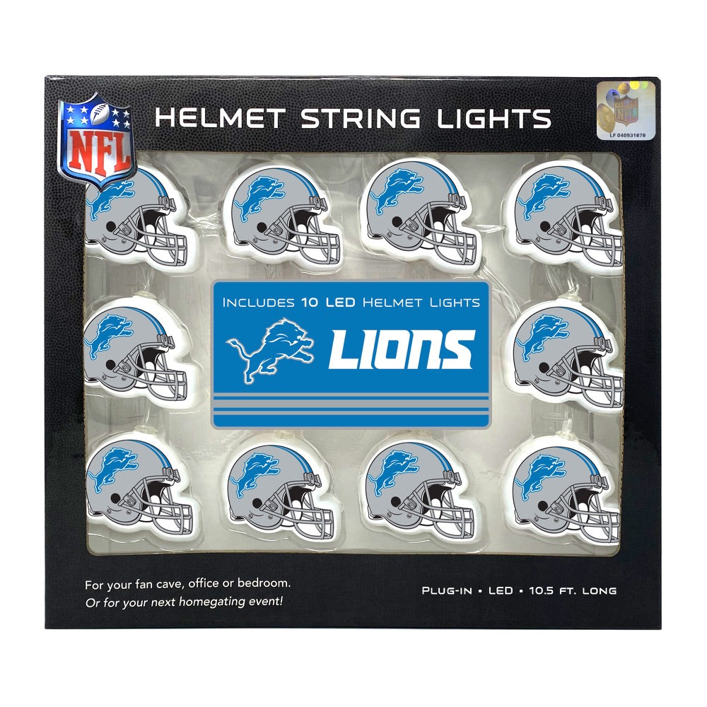 Detroit Lions Helmet String Lights
