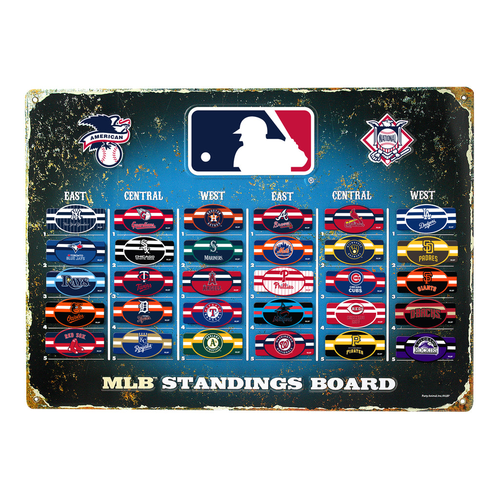 MLB Magnetic Standings Board