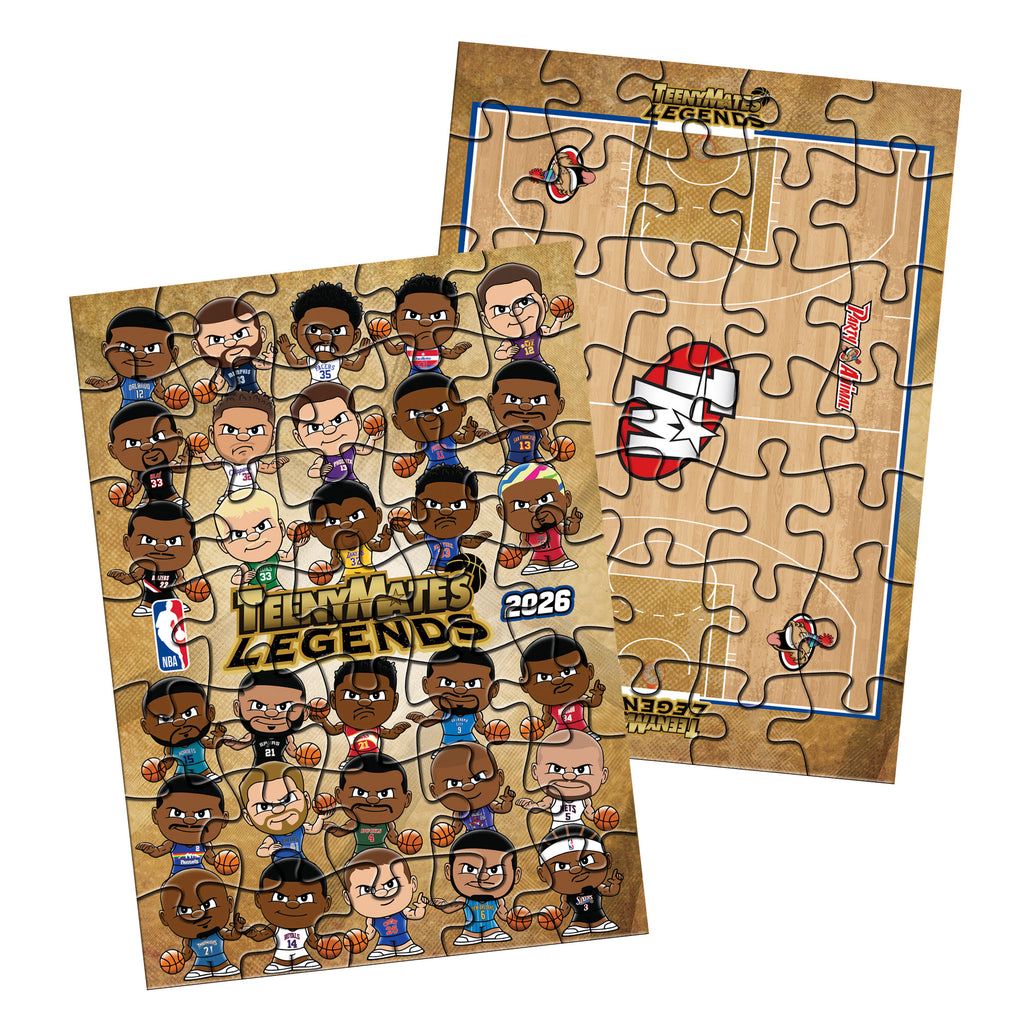 NBA Legends TeenyMates 2026 Gravity Feed Display 32ct
