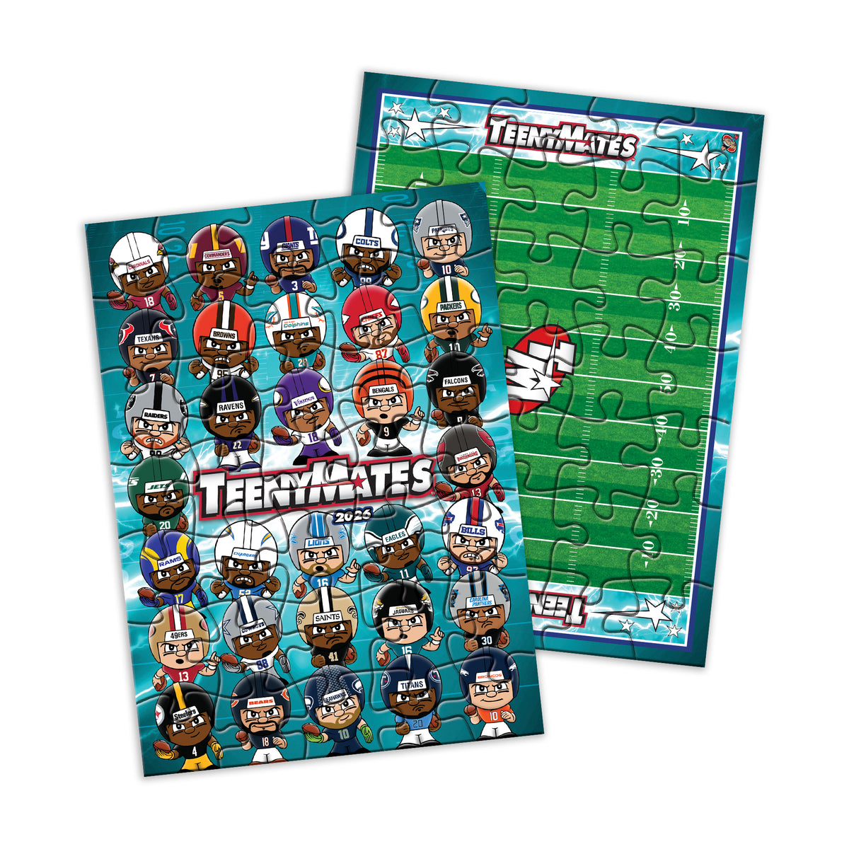 NFL TeenyMates 2026 Gravity Feed Display 32ct